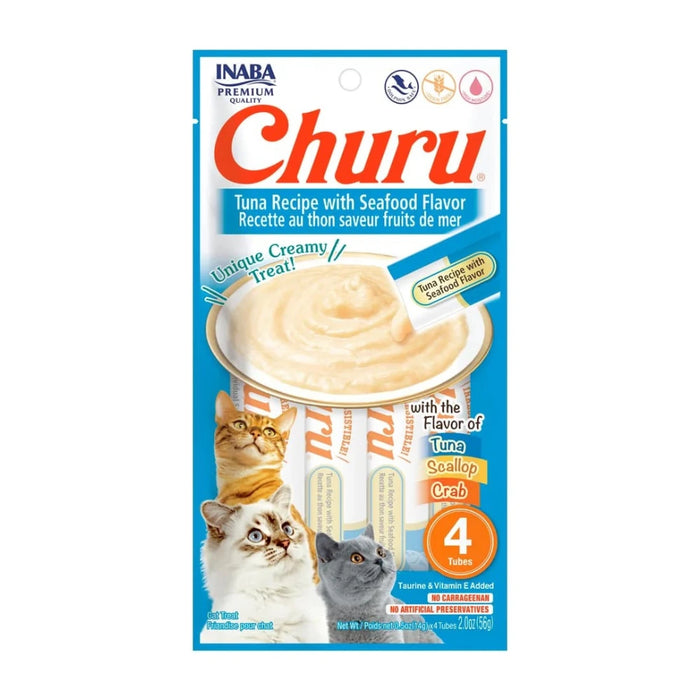 Churu para gato, sabor Atún con Mariscos