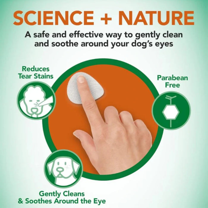 Clen Eye Round Pads Vet's Best Toallitas Limpieza de Ojos