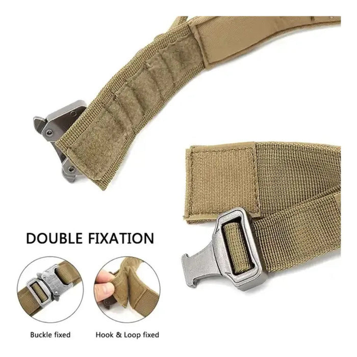 Collar Tactico Reforzado y Asa Talla M