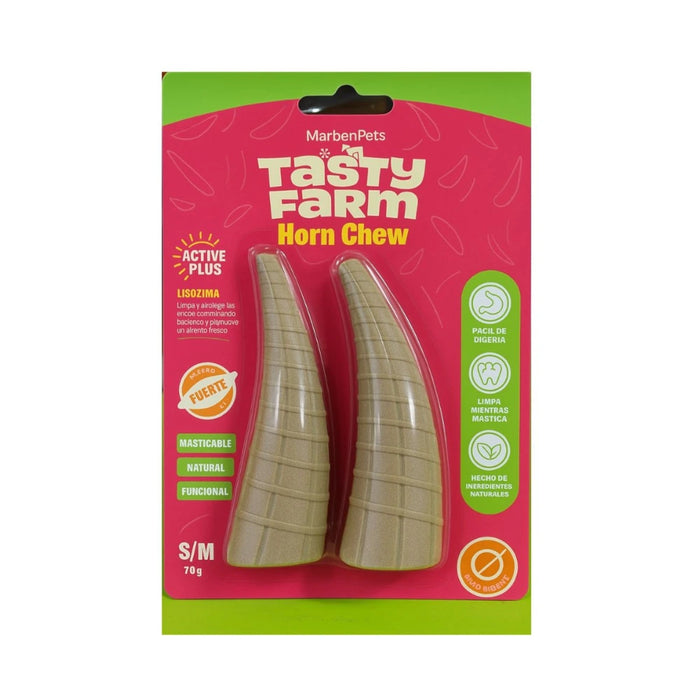 Cuerno de Vaca Masticable Cuidado Dental S/M