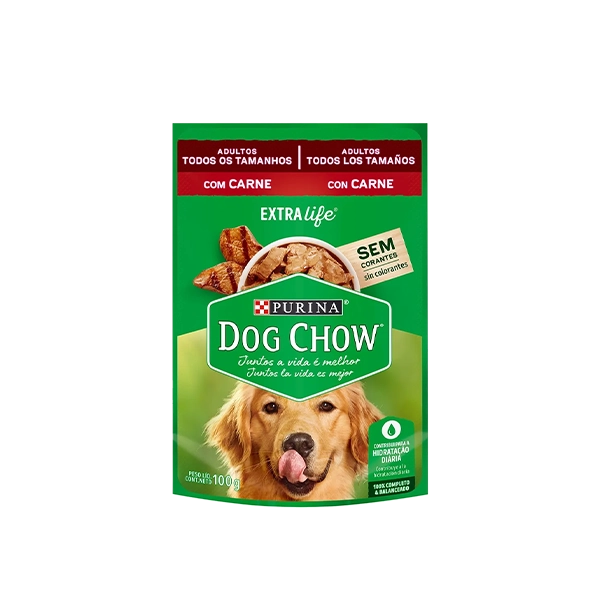 Sobre Dog Chow Adultos Todas las Razas, sabor Carne