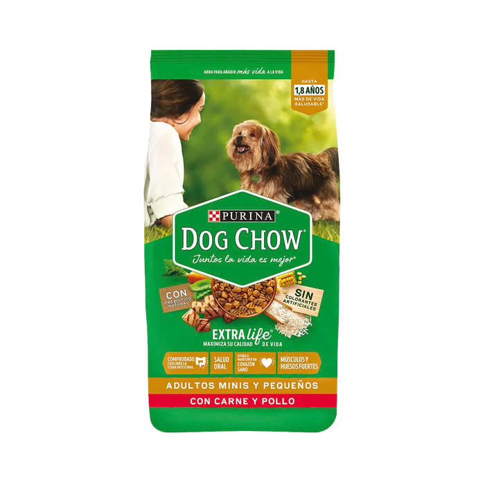 Dog Chow Perros Adultos Minis y Pequeños Carne y Pollo