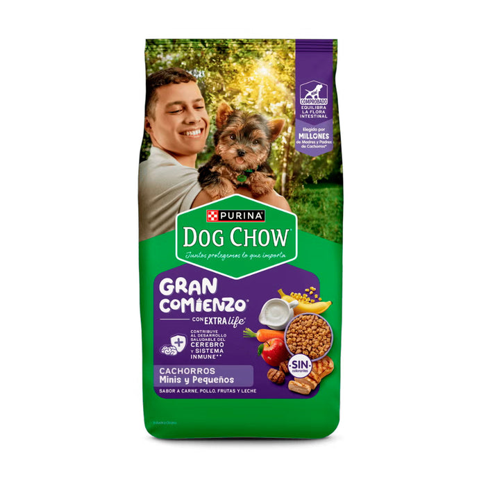 Dog Chow Perros Cachorros Minis y Pequeños Carne y Pollo