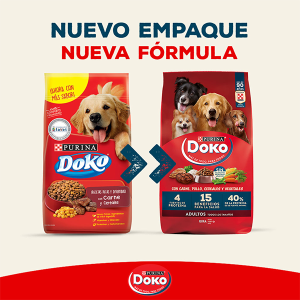 Doko Carne, Pollo, Cereales y Vegetales para perros adultos