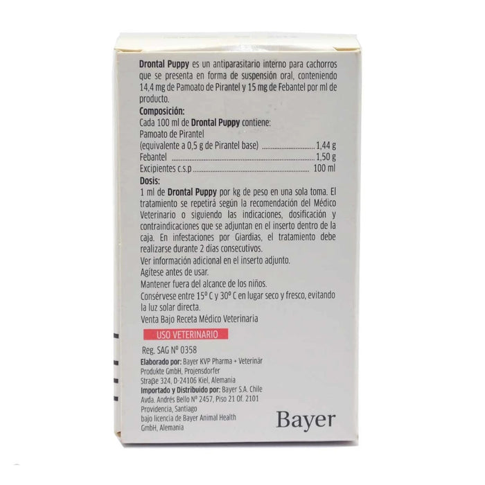 Drontal Antiparasitario Interno Puppy