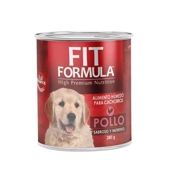 Fit Formula Lata Pollo alimento húmedo para cachorros