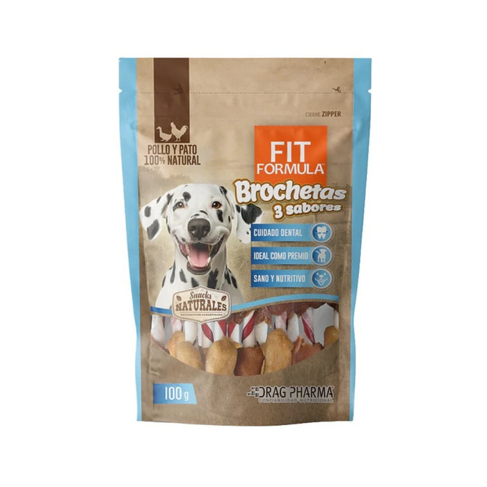 Fit Formula Snack Natural Brochetas 3 Sabores