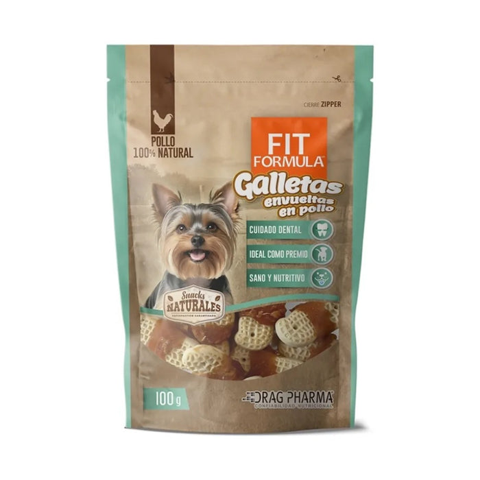 Fit Formula Snack Natural Galletas Envueltas en Pollo