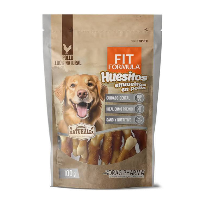 Fit Formula Snack Natural Huesitos Envueltos en Pollo
