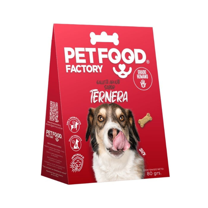 Galleta horneadas para Perros Sabor Ternera Pet Food Factory