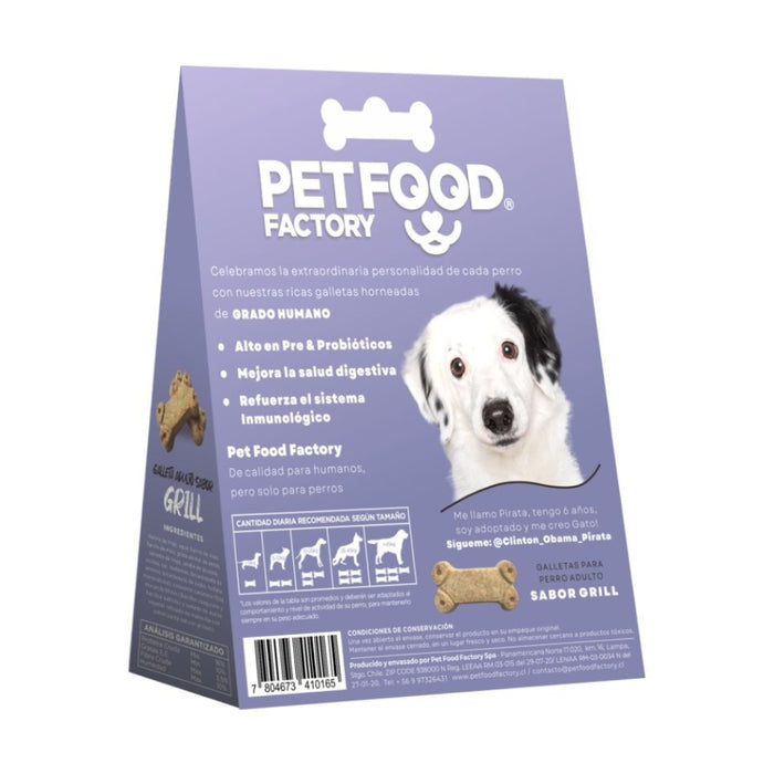 Galletas horneadas para Perros Sabor Grill Pet Food Factory