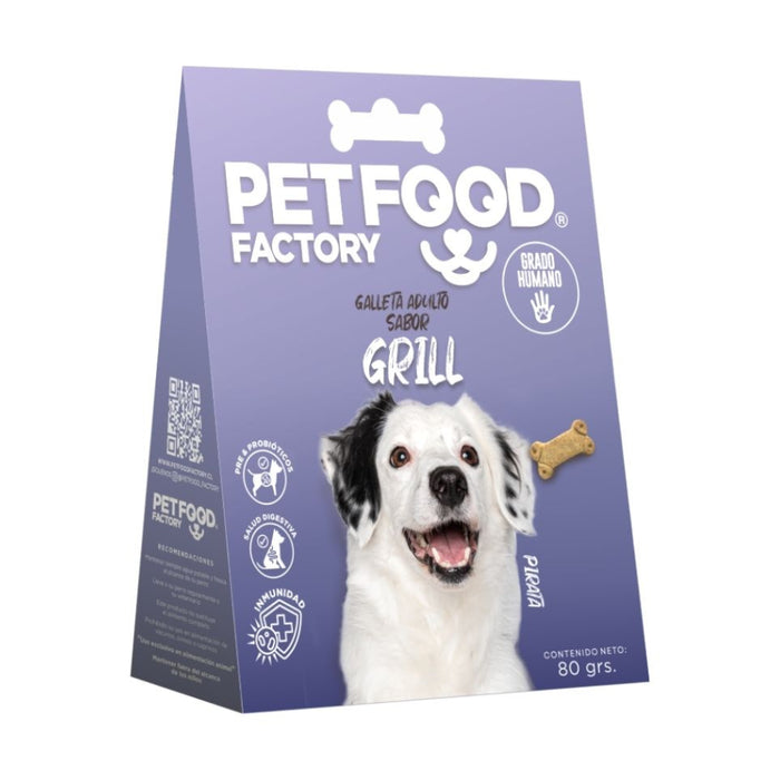 Galletas horneadas para Perros Sabor Grill Pet Food Factory