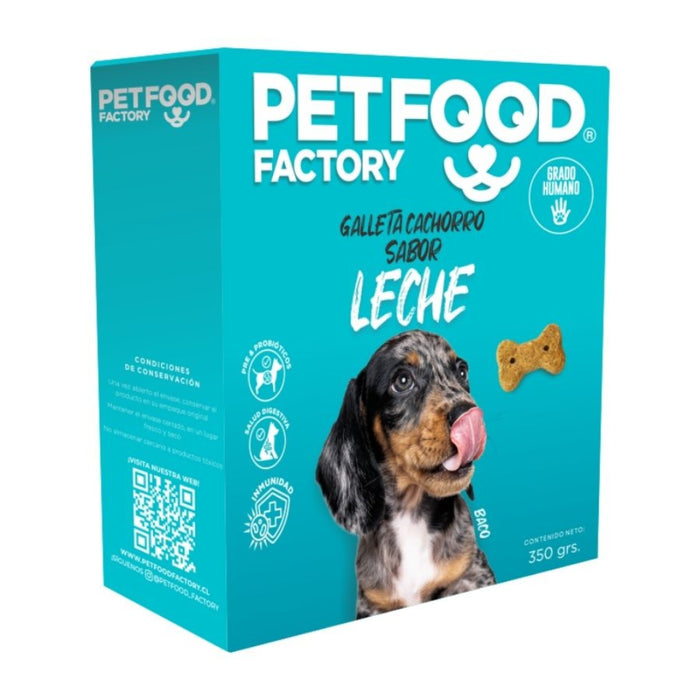 Galletas horneadas para Cachorros Sabor Leche Pet Food Factory