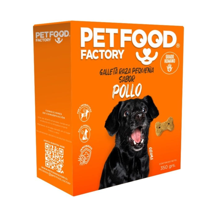 Galleta horneadas para Perros Raza Pequeña Sabor Pollo Pet Food Factory