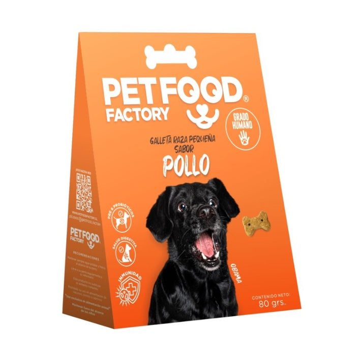 Galleta horneadas para Perros Raza Pequeña Sabor Pollo Pet Food Factory