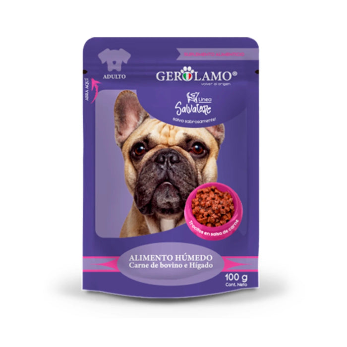 Gerolamo Alimento Humedo para Perro Sabor Carne
