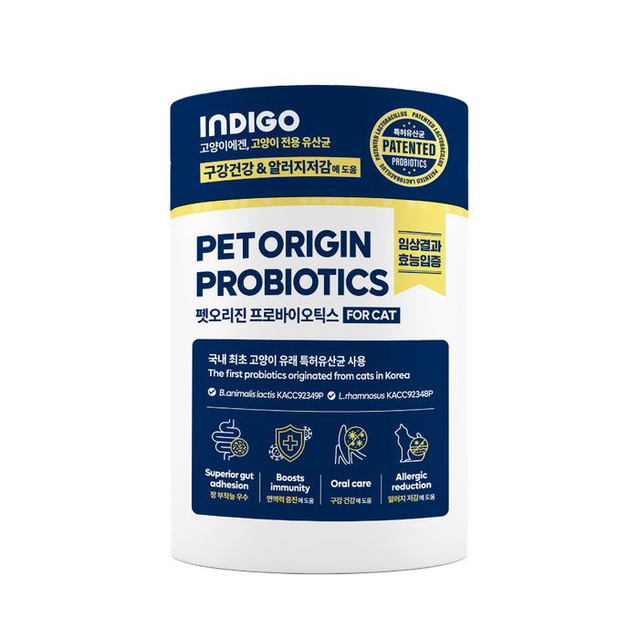 Indigo Pet Origin Probiotics para Gatos