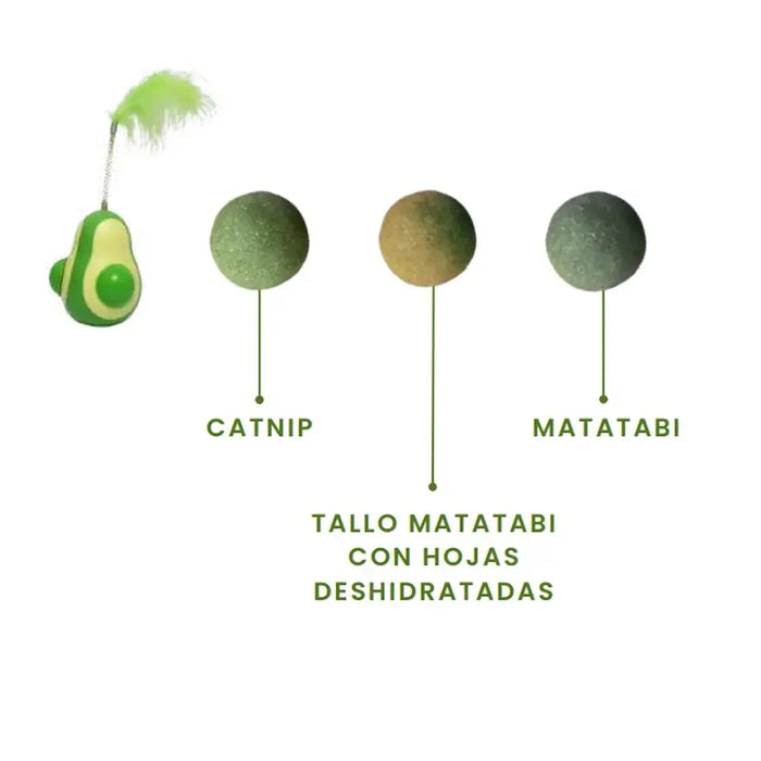 Juguete de Palta con Hierba gatera