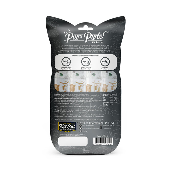 Kit Cat Purr Puree Plus Joint Care Atún