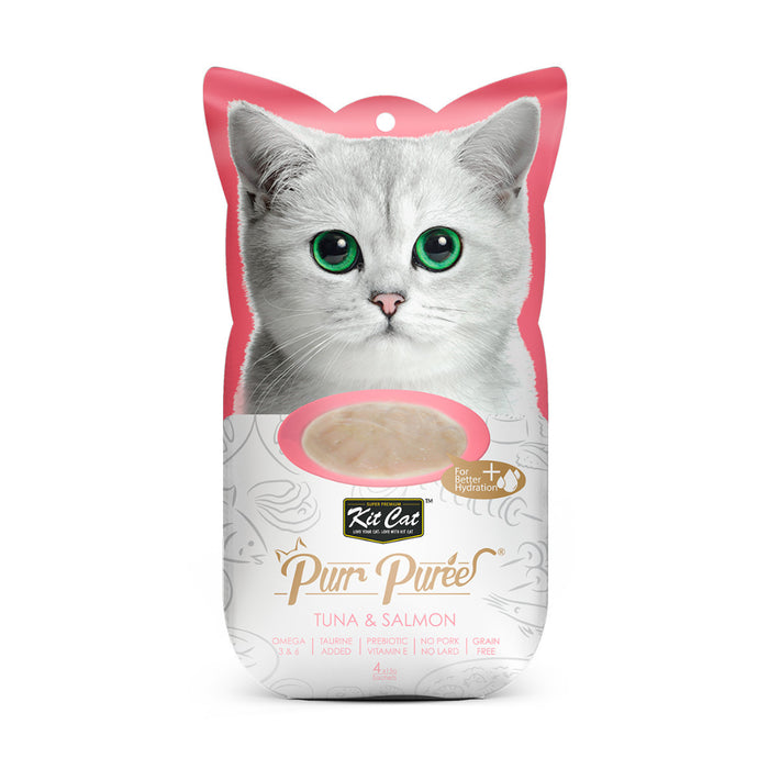 Kit Cat Purr Puree Atún y Salmón