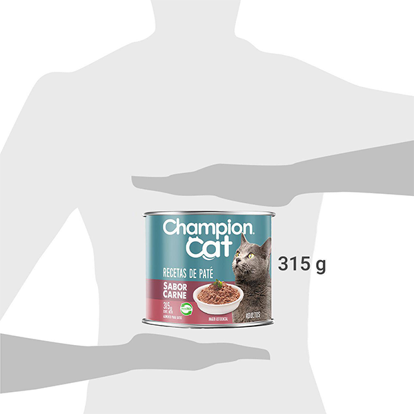 Lata Champion Cat Paté Carne 315g