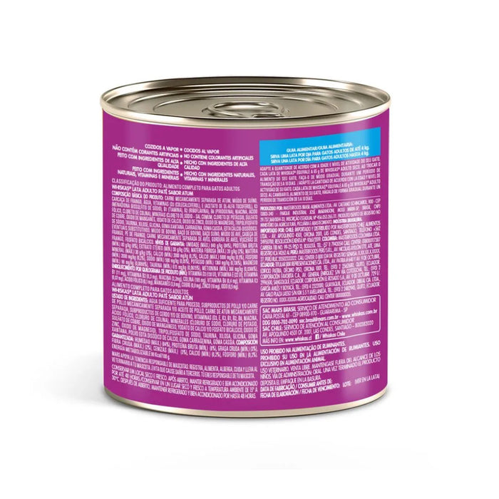 Lata Atún en Salsa Whiskas Alimento Húmedo - Gato Adulto