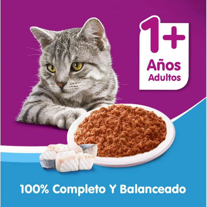 Lata Atún en Salsa Whiskas Alimento Húmedo - Gato Adulto