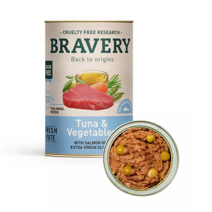 Lata Bravery Tuna and Vegetables Perro