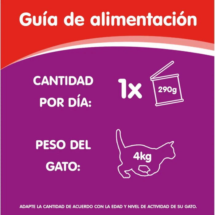 Lata Carne en Salsa Whiskas Alimento Húmedo - Gato Adulto