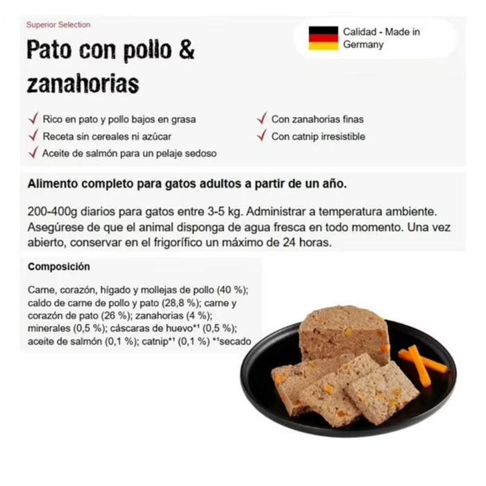 Leonardo Lata Pato con Pollo y Zanahoria