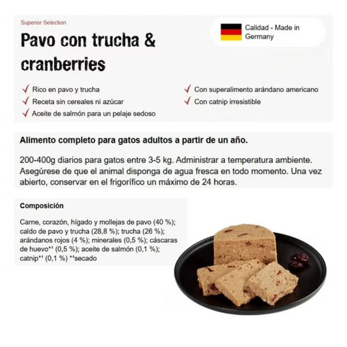 Leonardo Lata Pavo con Trucha y Cranberries
