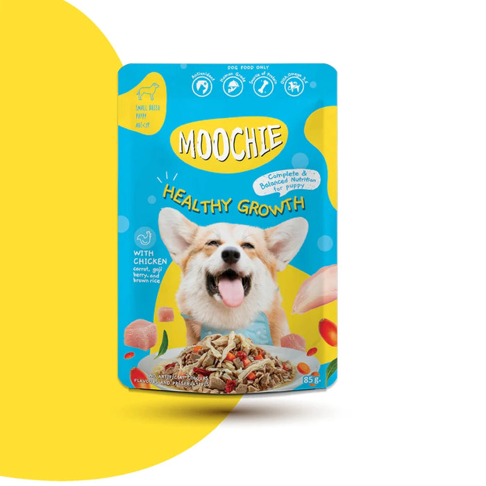 Moochie Perro Healthy Growth Sabor Pollo