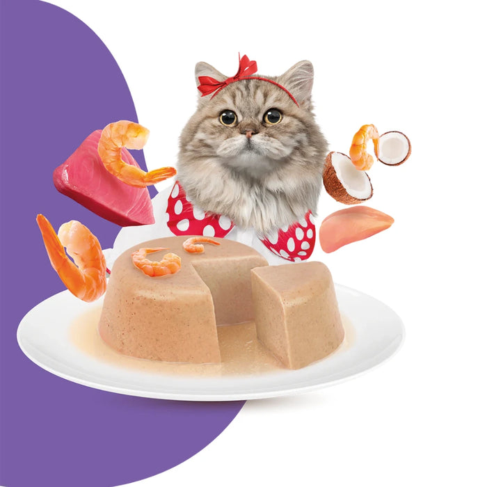 Moochie Gato Hairball Care con Camarón