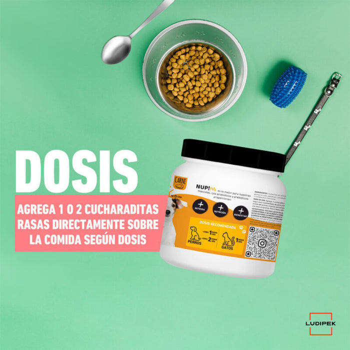 NUP! Pets Pre & Probióticos Carne para perros y gatos