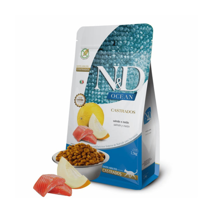 N&D Ocean Gato Salmon & Melon Castrados
