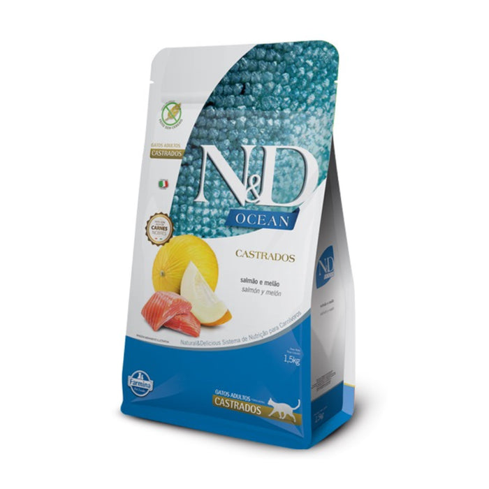 N&D Ocean Gato Salmon & Melon Castrados