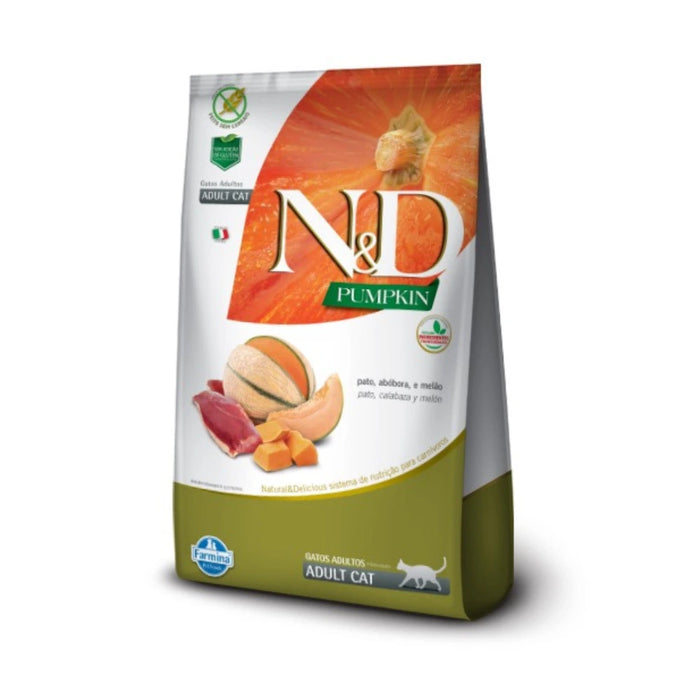 N&D Pumpkin Gato Adulto Pato, Calabaza y Melón