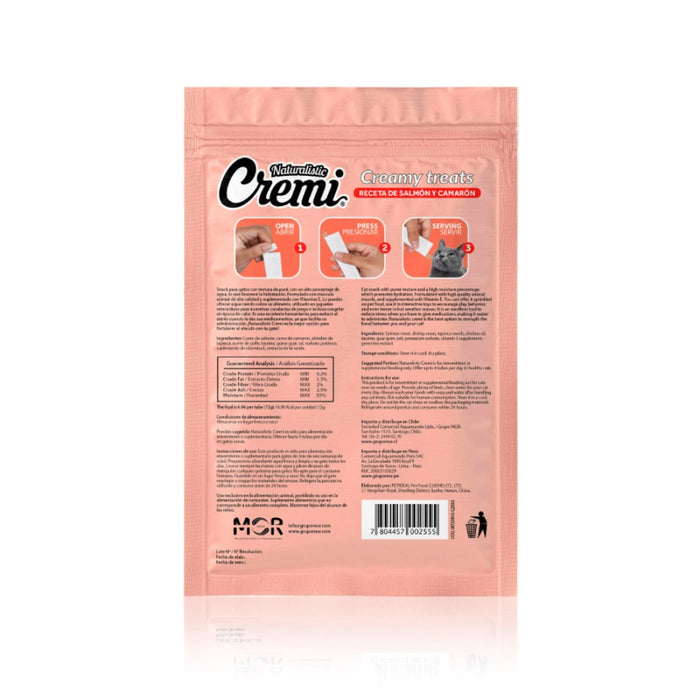 Naturalistic Cremi Salmón y Camarón 60 Grs