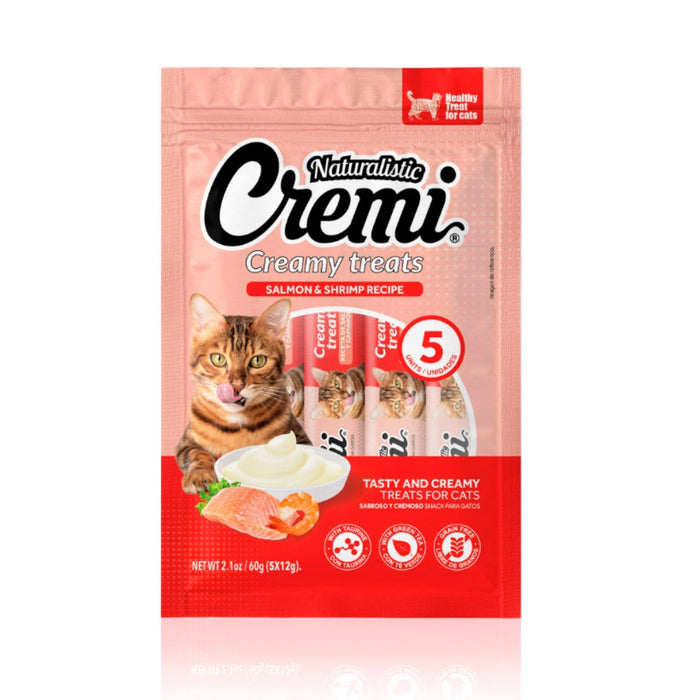 Naturalistic Cremi Salmón y Camarón 60 Grs