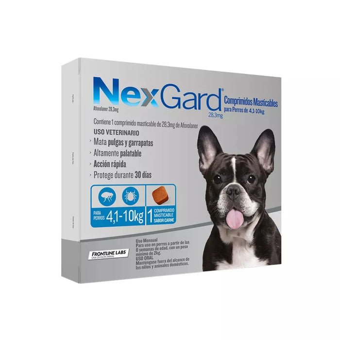 NexGard Perros 4.1 - 10 kg