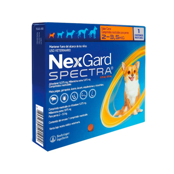 NexGard Spectra Perros 2 - 3.5 kg