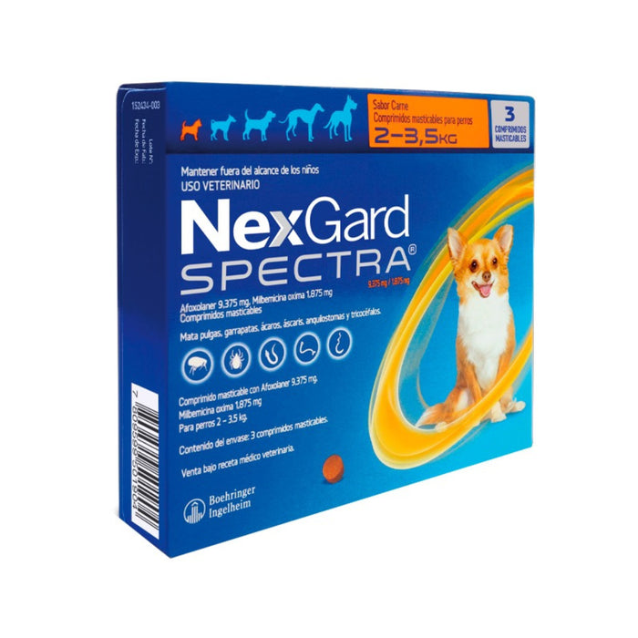 NexGard Spectra Perros 2 - 3.5 kg