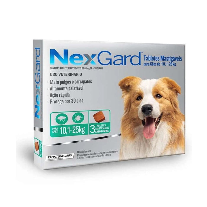 NexGard Perros 10.1 - 25 kg
