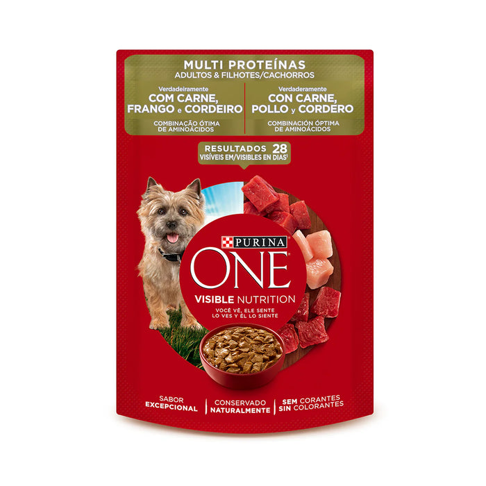 One Alimento Húmedo Multi Proteínas para Perros