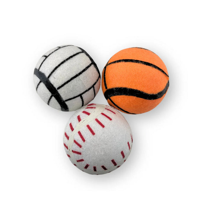 Pack 3 Pelotas de Deportes con Sonido
