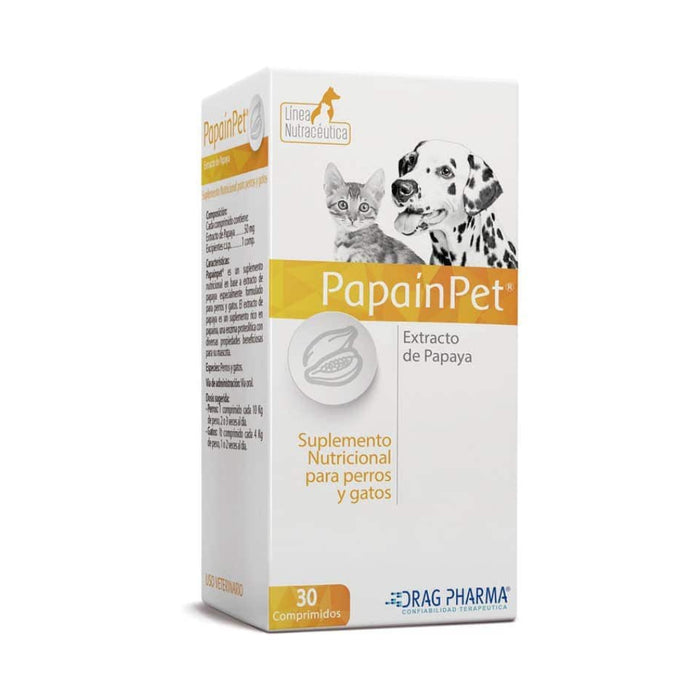 PapainPet Drag Pharma Suplemento para perros y gatos