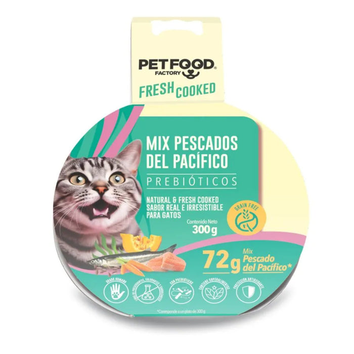 Paté de Pescados del Pacífico para Gato Pet Food Factory