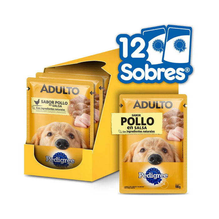 Pedigree Sobre adulto, sabor pollo en salsa