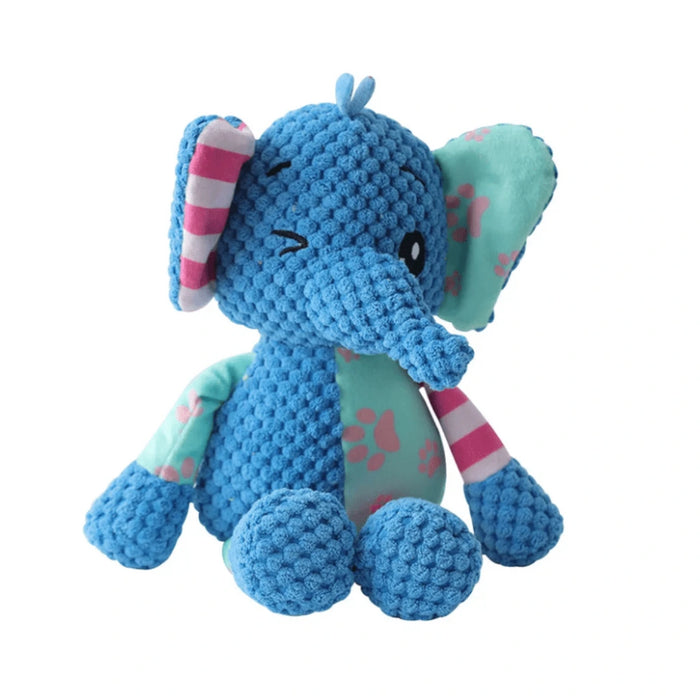 Peluche Elefante Colores Sonoro para Perros