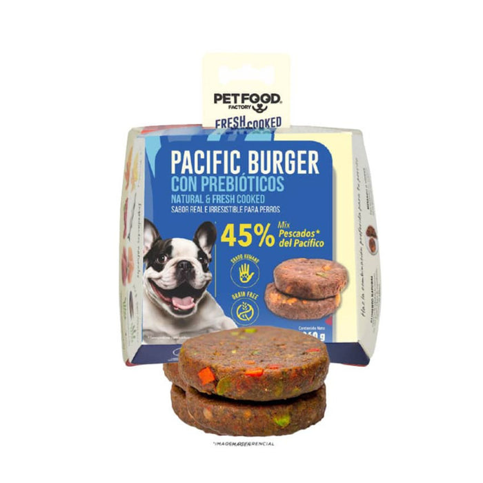 Hamburguesa de Pescado para Perro Pet Food Factory